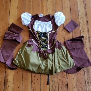 🤎💚 Girls Robin Hood costume